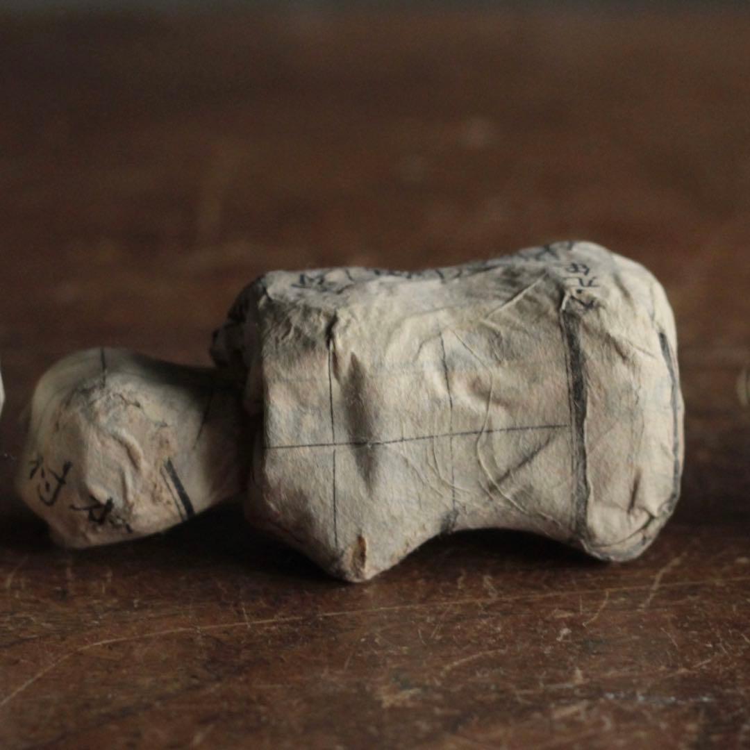 張子 首振り虎 未完成品 3体 郷土人形 古道具 アンティーク オブジェ