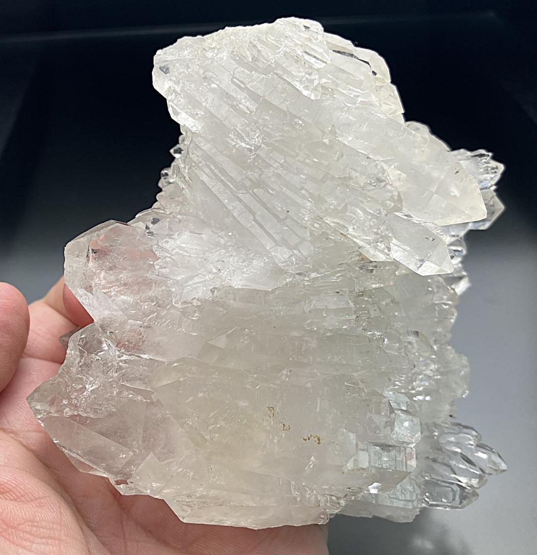 USA アーカンソー州　ダブルポイントクォーツクラスター　　水晶原石