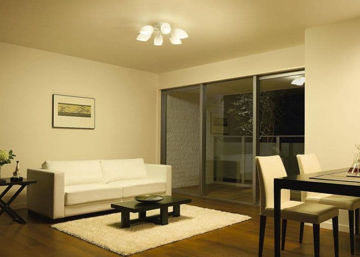 大光電機 6灯式 LED照明 ホワイト(K-2506TL8)