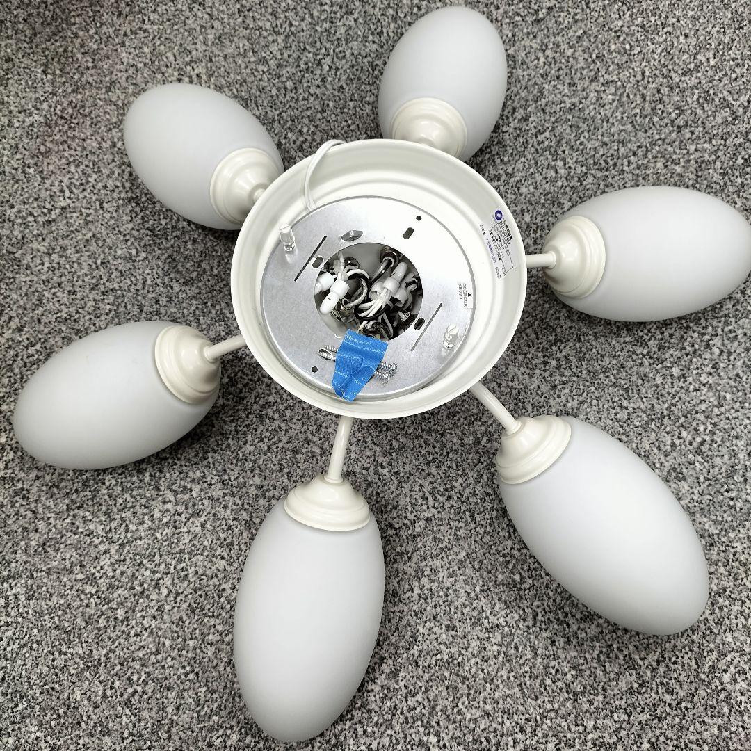 大光電機 6灯式 LED照明 ホワイト(K-2506TL8)