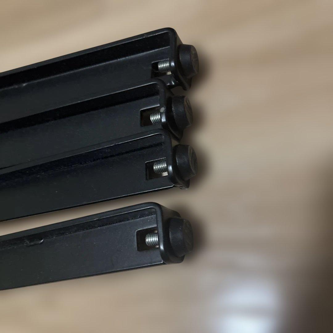 金属製テーブル脚部 4本セット 黒 71センチ