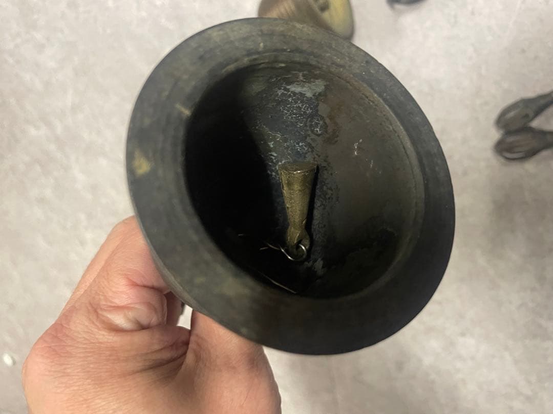 五鈷鈴　金剛鈴　持鈴　法器　5個　まとめて　骨董　古美術　アンティーク