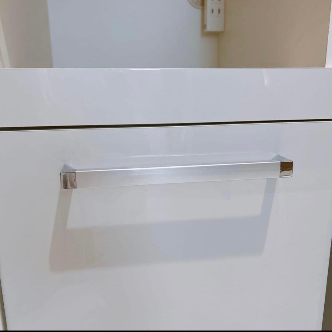 【※羽ママです】パモウナ 食器棚/キッチンボード 完成品（幅75cm）