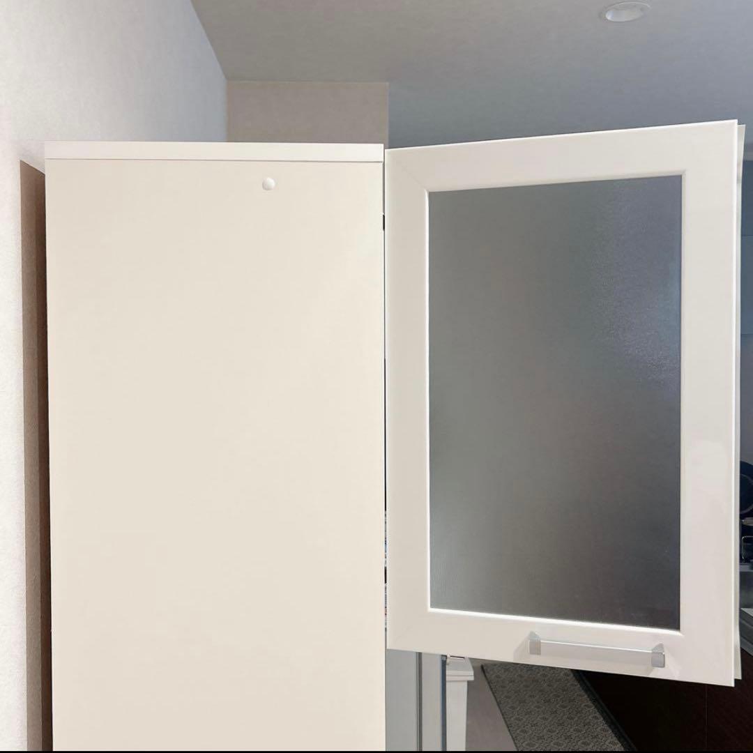 【※羽ママです】パモウナ 食器棚/キッチンボード 完成品（幅75cm）