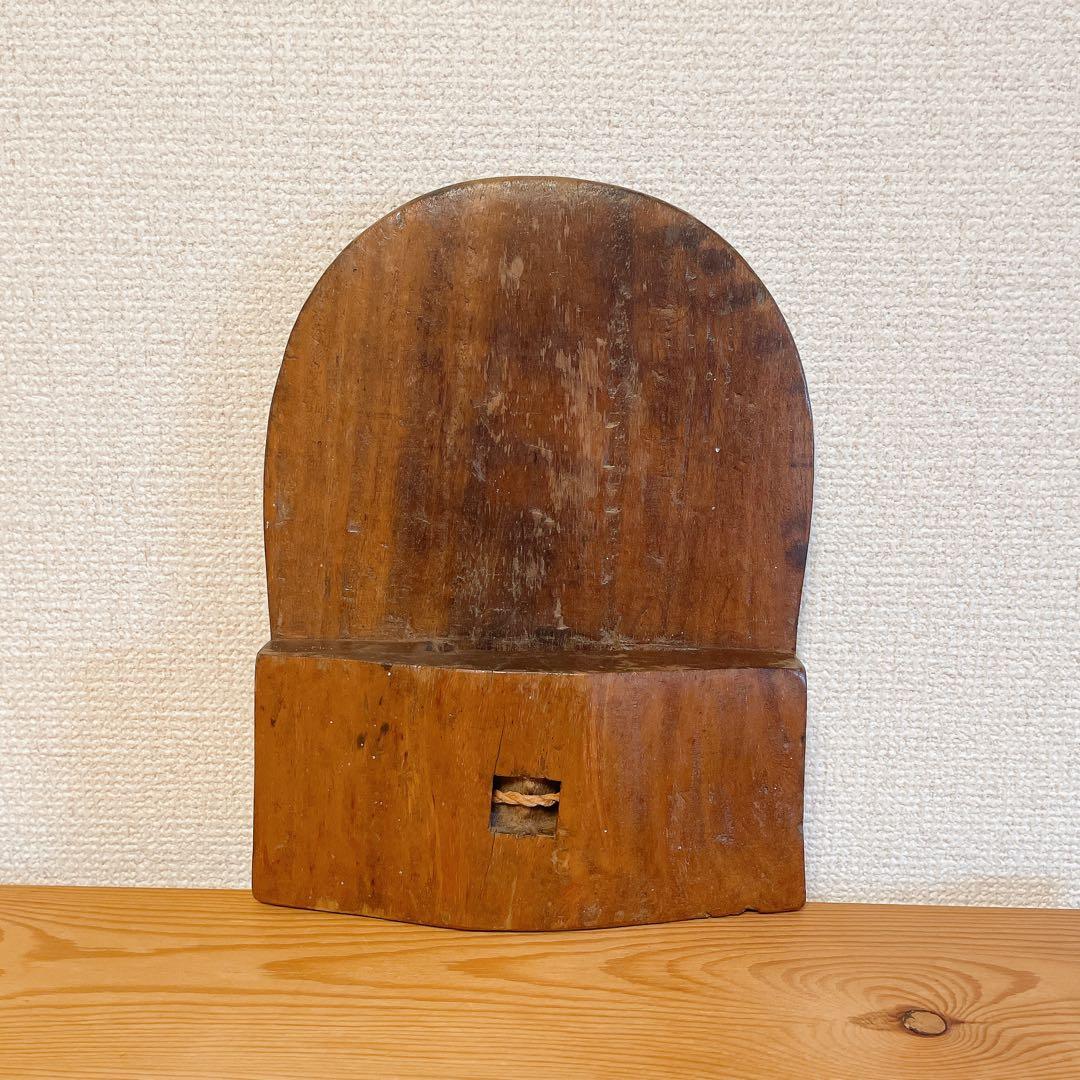 アフリカ　木彫　刀刺し　ナイフ刺し　民藝　工芸　アンティーク