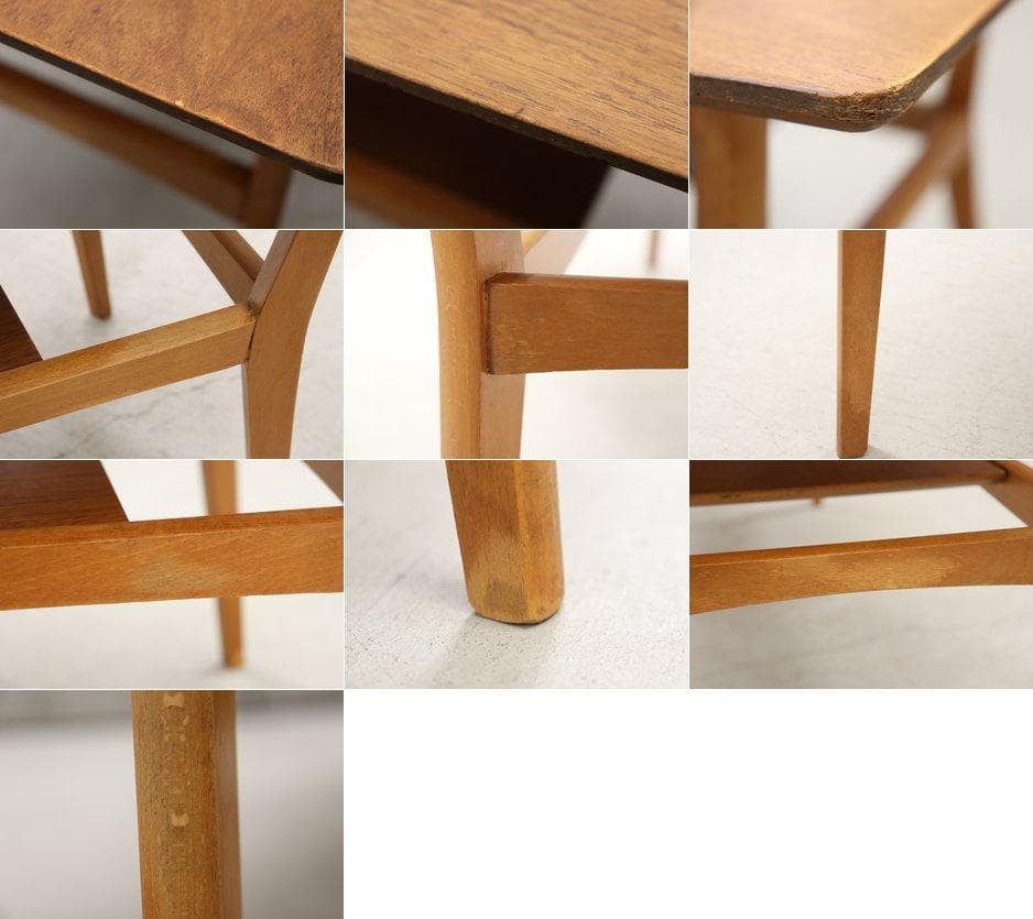 北欧 デンマーク ヴィンテージ チーク材 センターテーブル ローテーブル