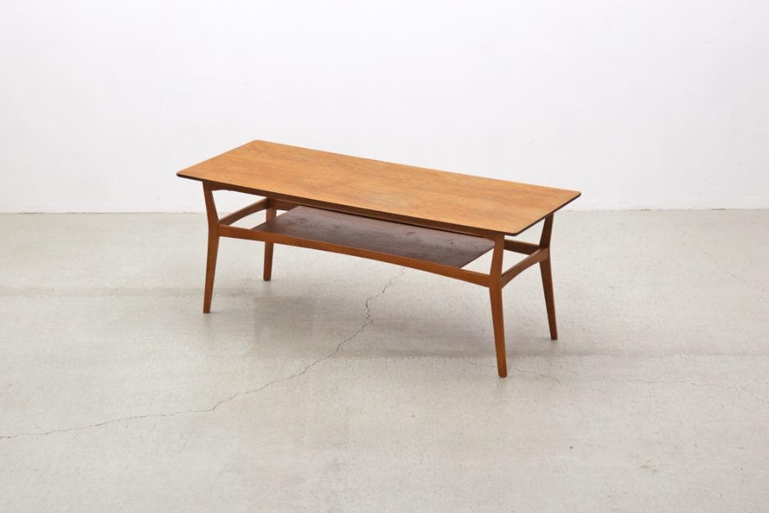 北欧 デンマーク ヴィンテージ チーク材 センターテーブル ローテーブル
