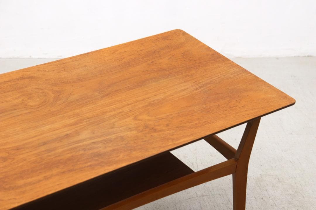北欧 デンマーク ヴィンテージ チーク材 センターテーブル ローテーブル