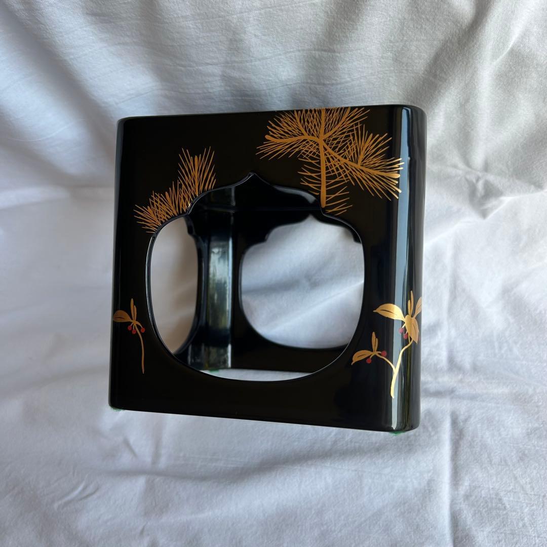 お屠蘇セット　おとそ　御屠蘇器　黒 木製 漆塗り