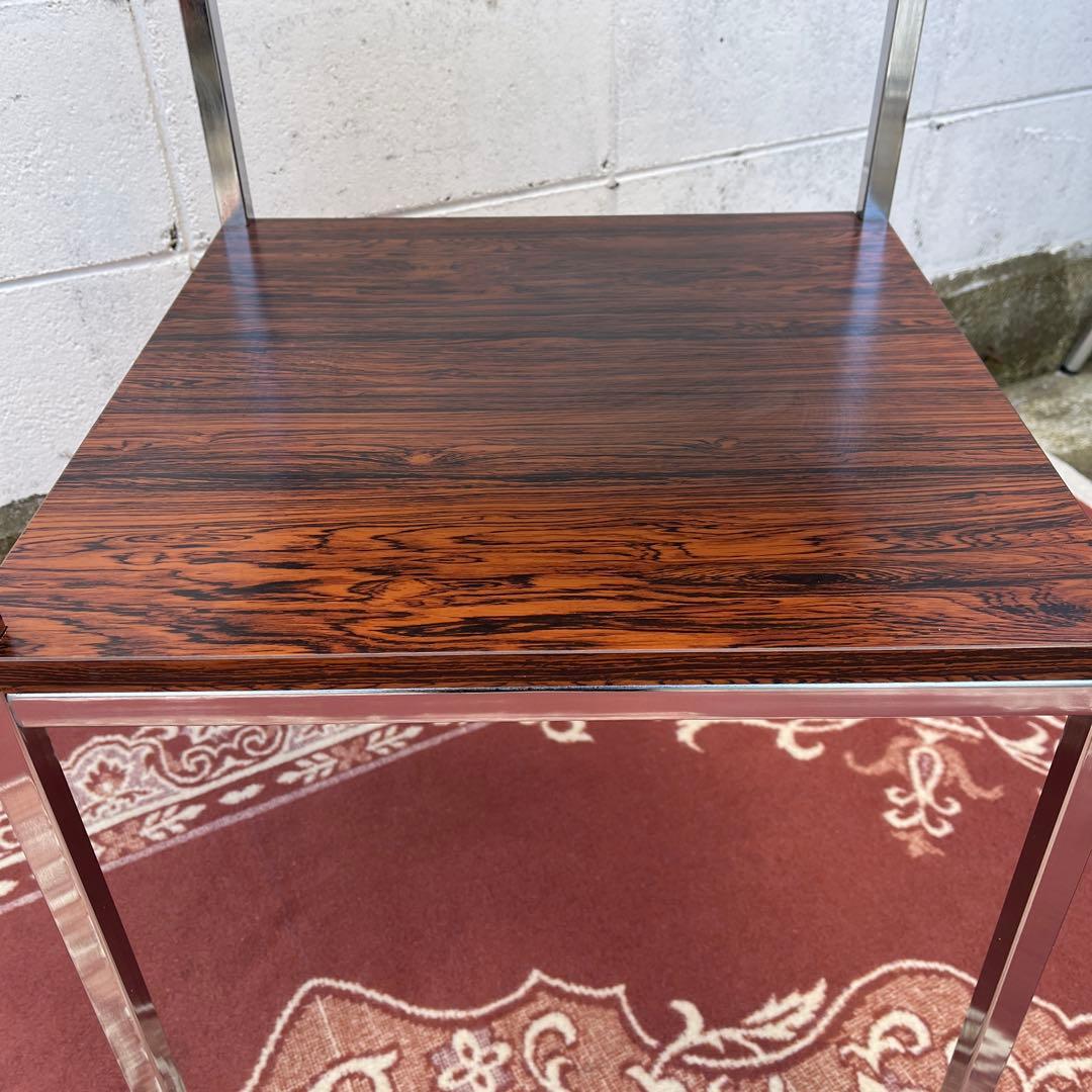 廃盤 KOKUYO コクヨ ◾️木調天板 レトロモダン サイドテーブル 2段