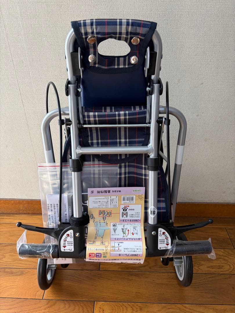 未使用　SHIMA サニーウォーカーAW-RB チェック柄