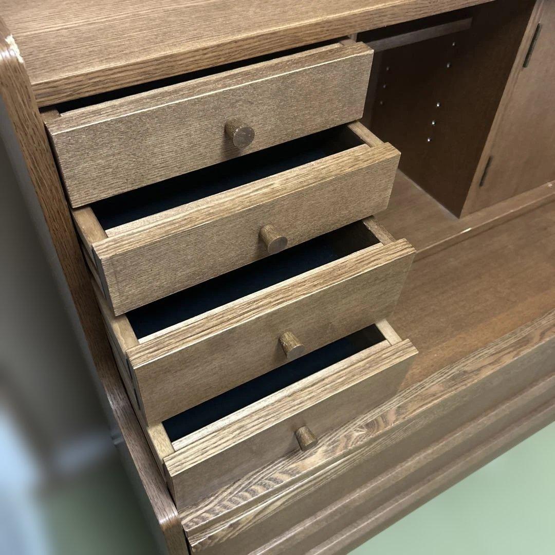 北欧風　ノルディック　ライティングビューロー　机　デスク　パソコンデスク　木製