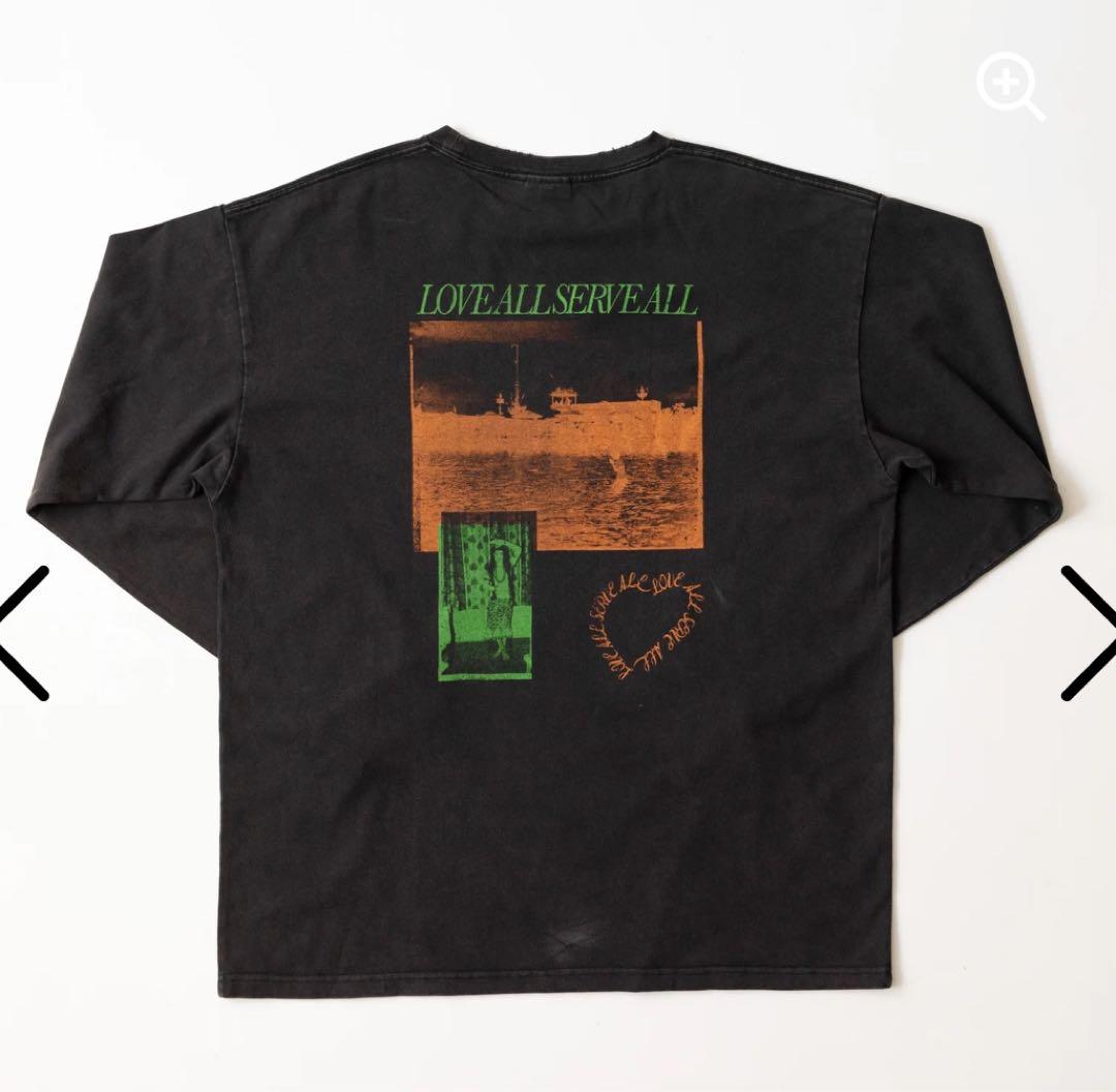 Mサイズ damageロンT (黒) 藤井風 公式グッズ kaze fujii - メルカリ