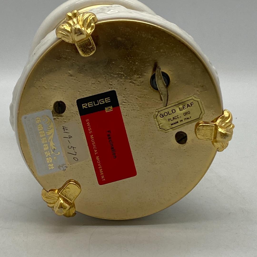 ＃13537 リュージュ オルゴール シガレット 葉巻入れ　オルゴール不動