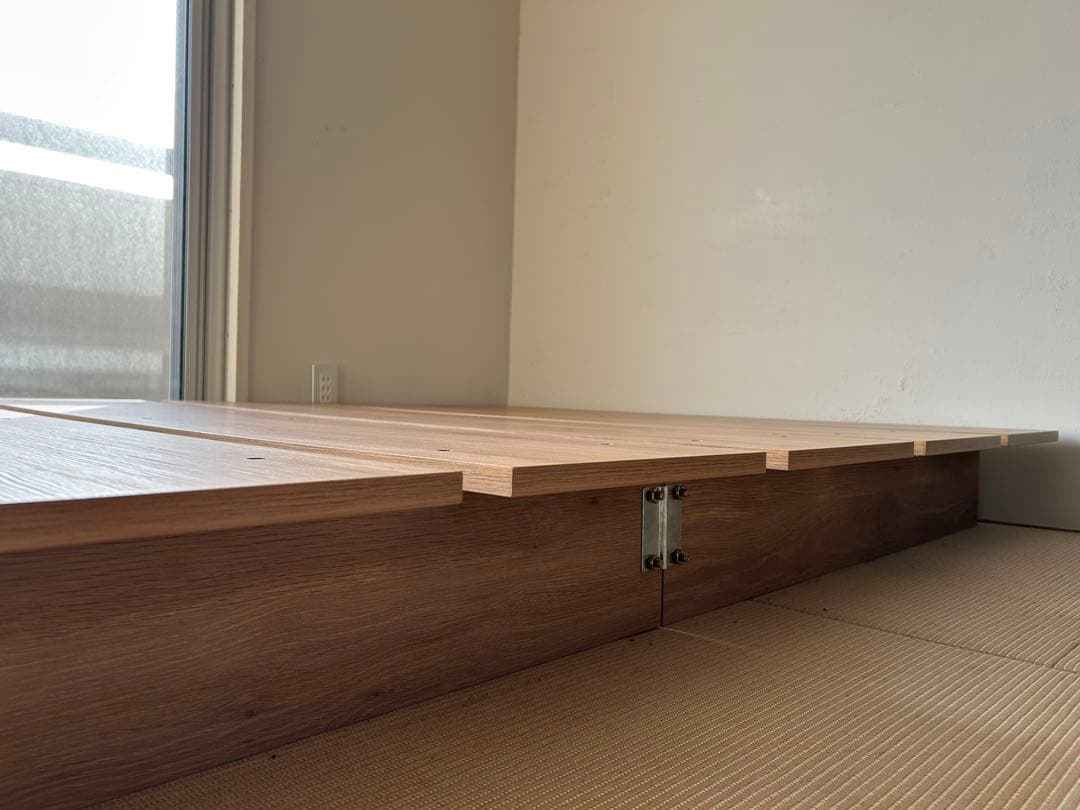 タムラロウヤ セミダブル ベッドフレーム ロータイプ LOWYA