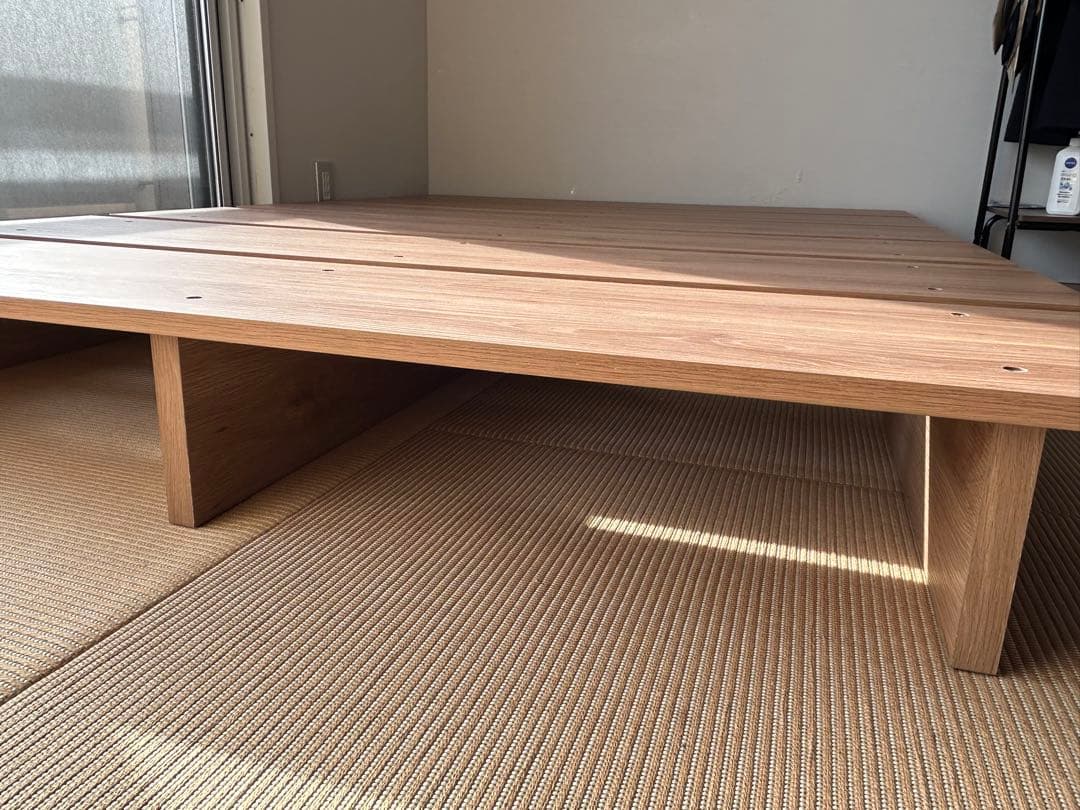 タムラロウヤ セミダブル ベッドフレーム ロータイプ LOWYA