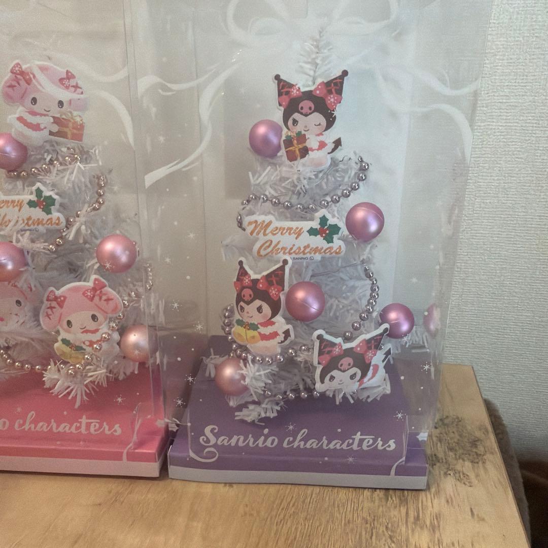 サンリオキャラクター クリスマスツリーセット クロミ　マイメロ　シナモン　当時品