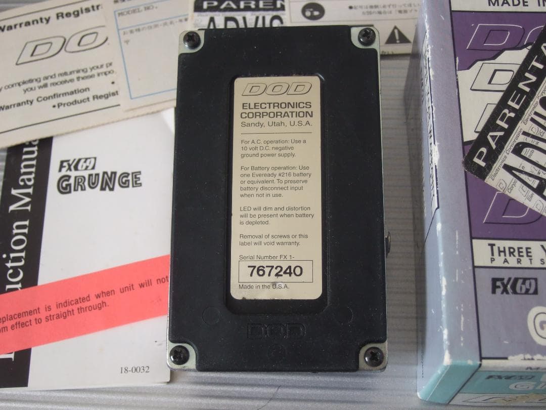 ギター DOD Grunge FX69  Cobain Nirvana