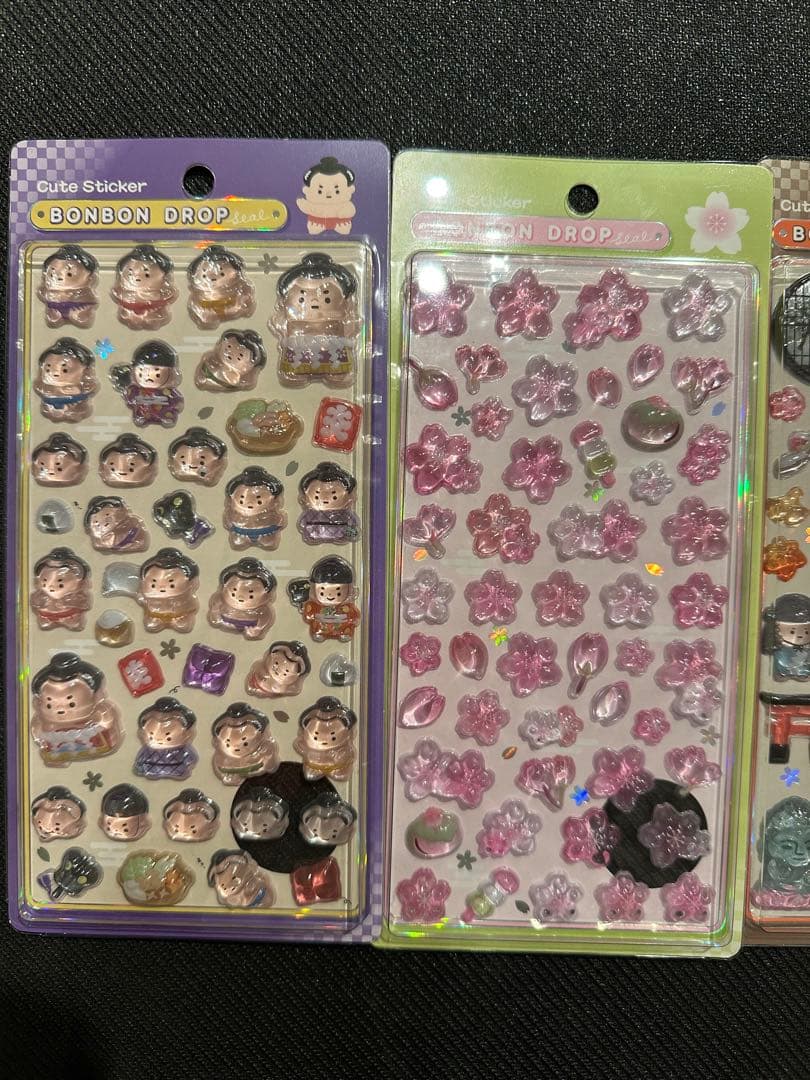 【正規品】ボンボンドロップシール　和柄　コンプリートセット