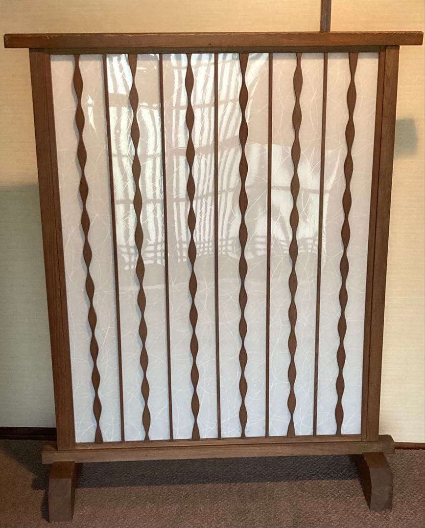 木製衝立・間仕切り・パーテーション　骨董・アンティーク