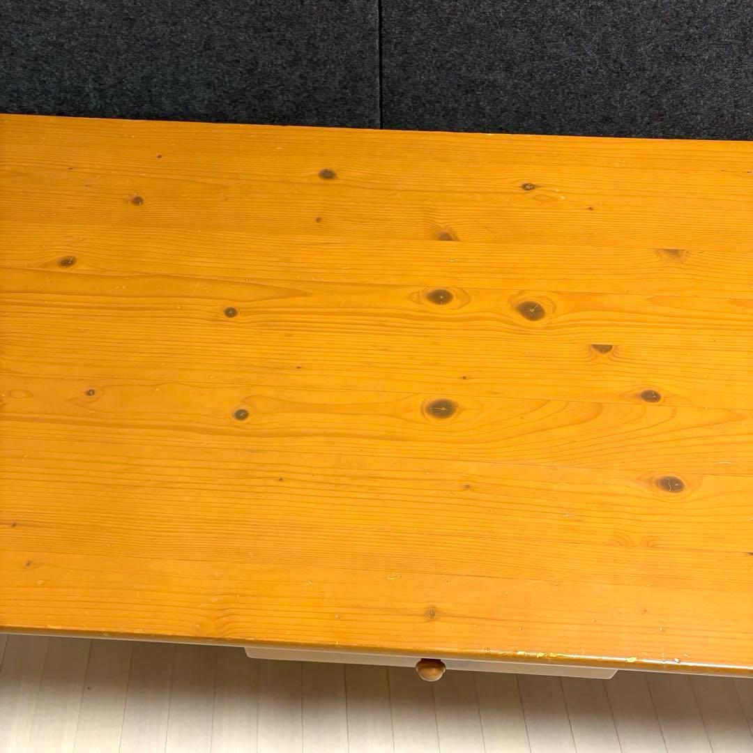 北欧　カントリー　アンティーク　ローテーブル　センターテーブル　天然木　猫脚