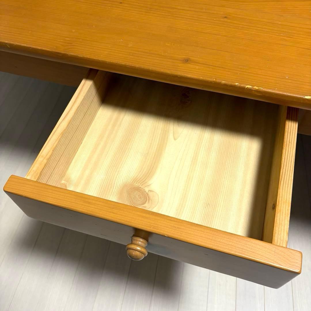 北欧　カントリー　アンティーク　ローテーブル　センターテーブル　天然木　猫脚