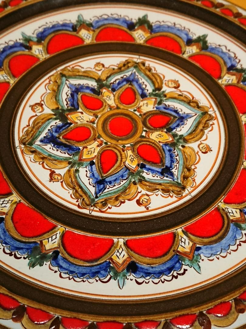 【美品】飾り皿　ビンテージ　ドイツ　置物　インテリア　工芸品　美術品　A1243