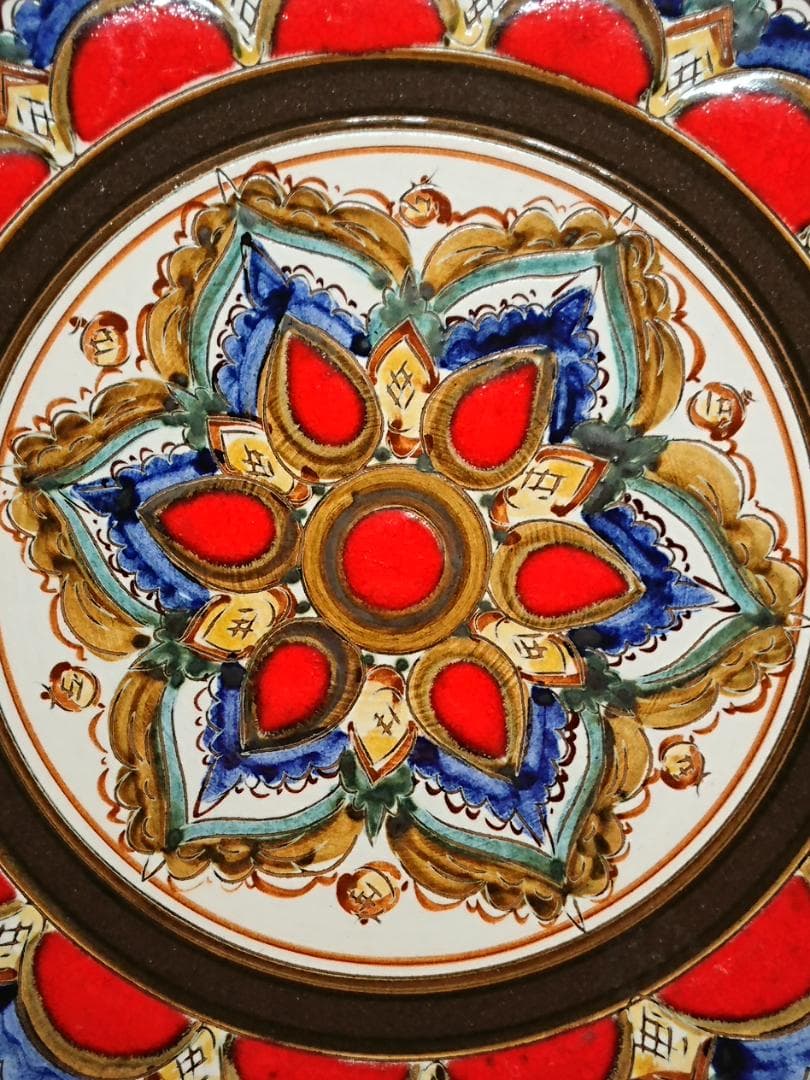 【美品】飾り皿　ビンテージ　ドイツ　置物　インテリア　工芸品　美術品　A1243