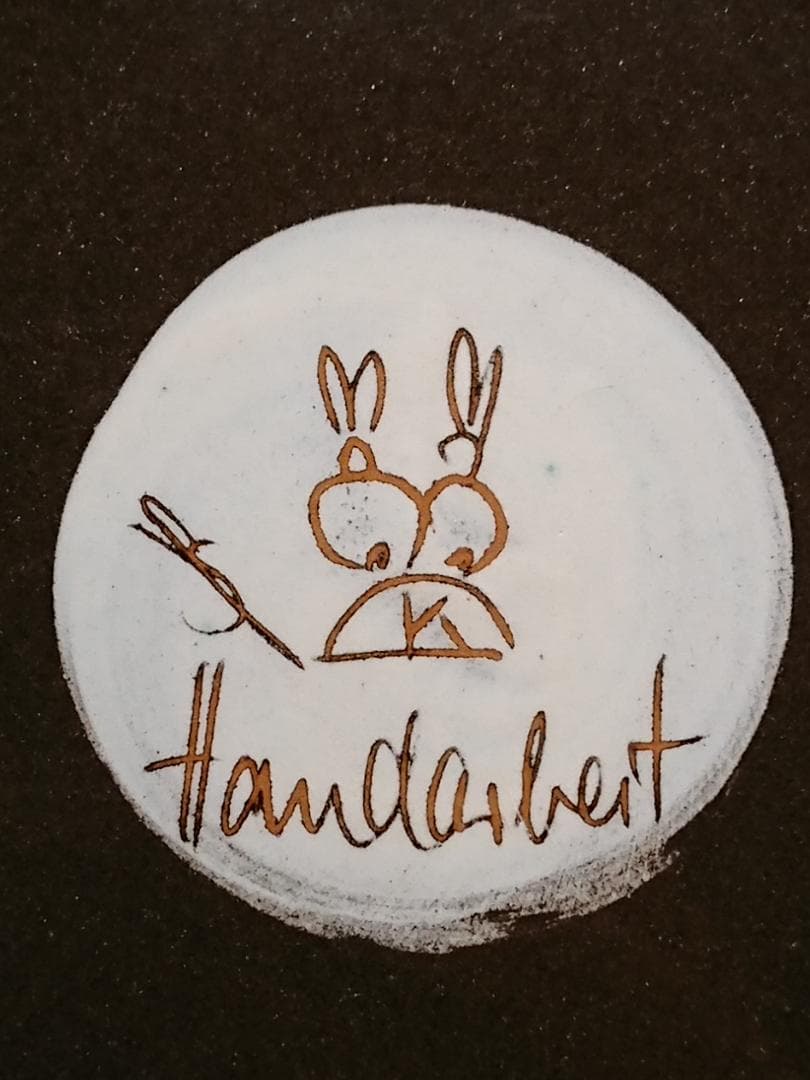 【美品】飾り皿　ビンテージ　ドイツ　置物　インテリア　工芸品　美術品　A1243