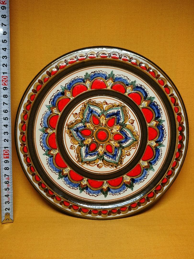 【美品】飾り皿　ビンテージ　ドイツ　置物　インテリア　工芸品　美術品　A1243