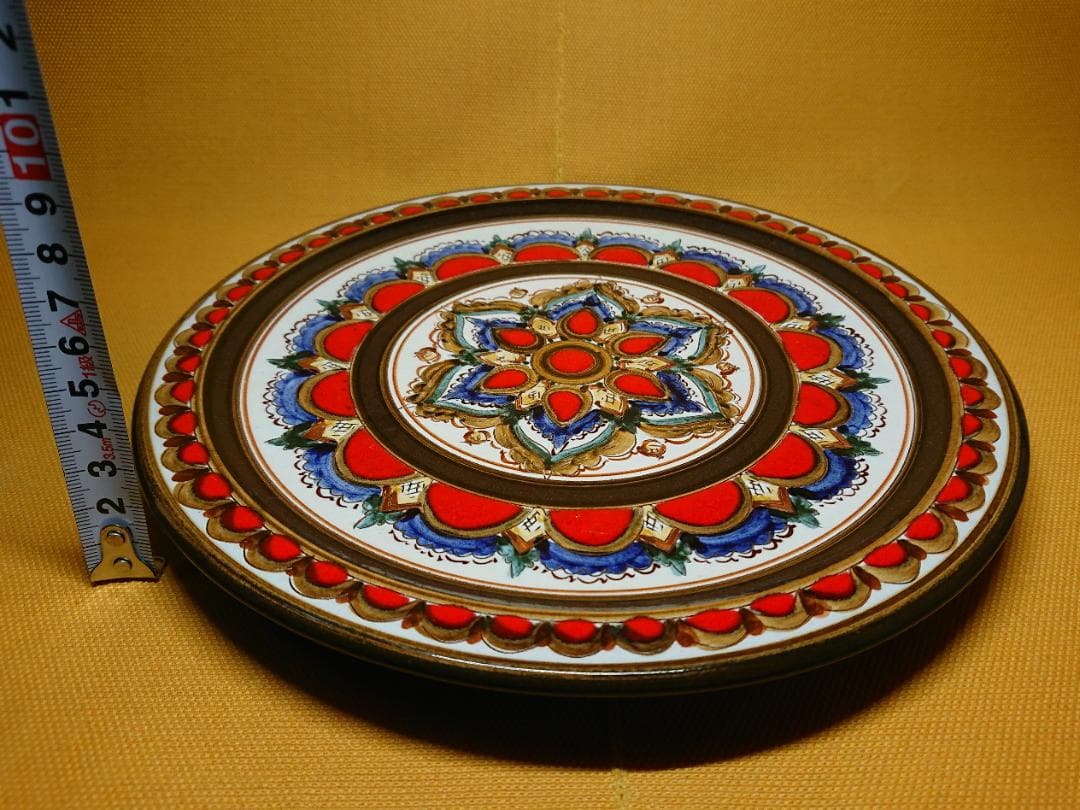 【美品】飾り皿　ビンテージ　ドイツ　置物　インテリア　工芸品　美術品　A1243