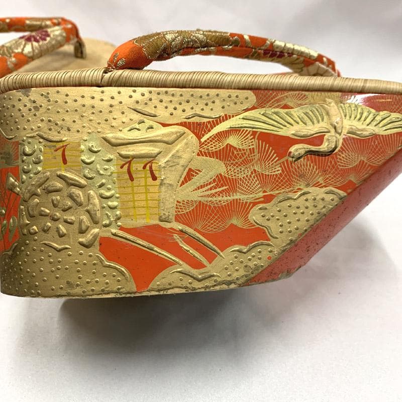 511ag50■七五三 七歳 女児 こっぽり/ぽっくり/おこぼ 本畳表 草履■