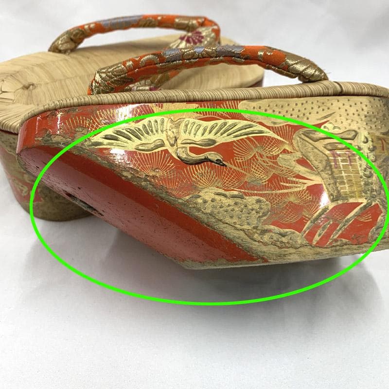 511ag50■七五三 七歳 女児 こっぽり/ぽっくり/おこぼ 本畳表 草履■