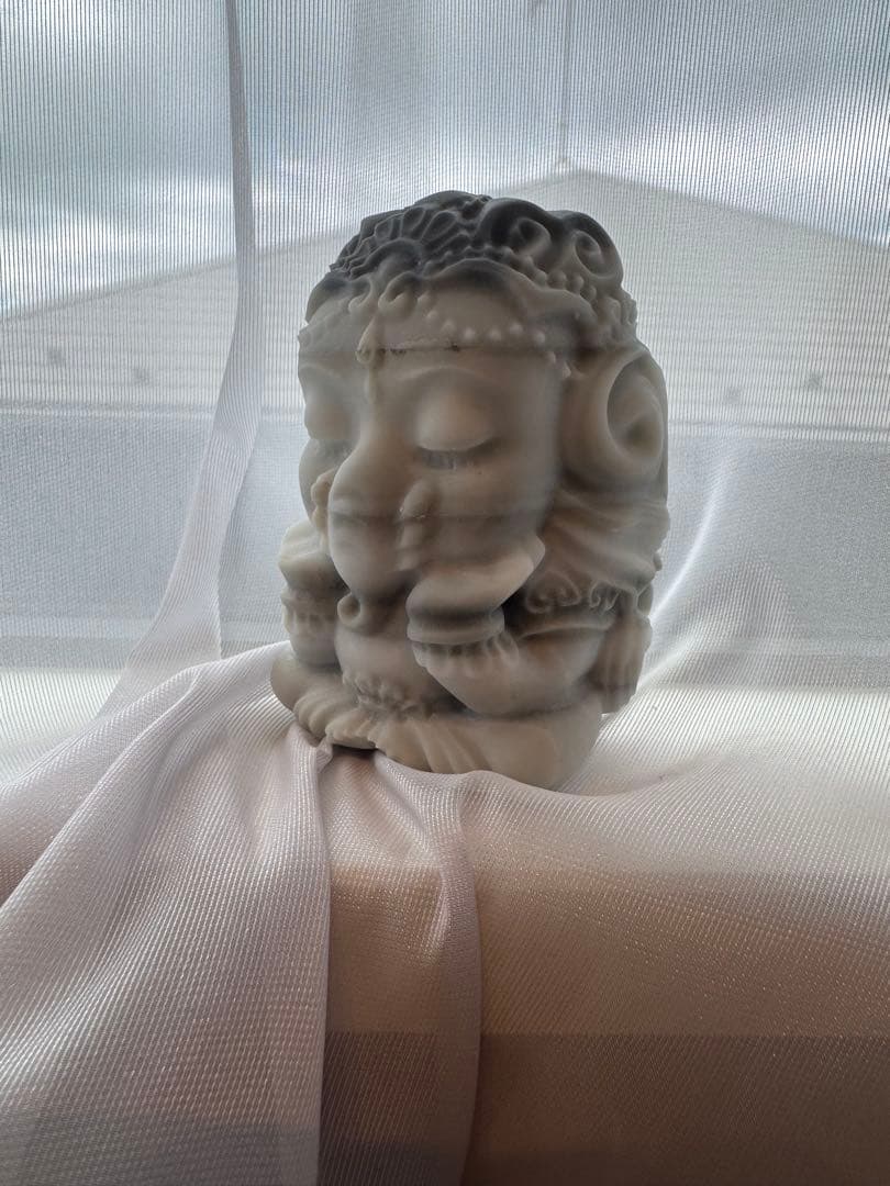 太極石 ベビーガネーシャ②柔らかグレー◎BIGサイズ