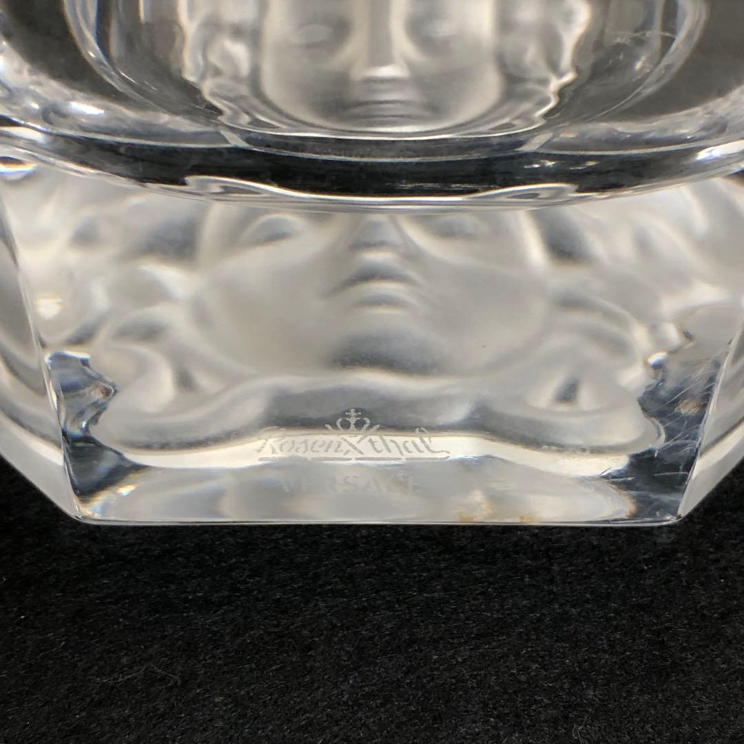 VERSACE ヴェルサーチ　メデューサ　ガラス灰皿　アッシュトレイ