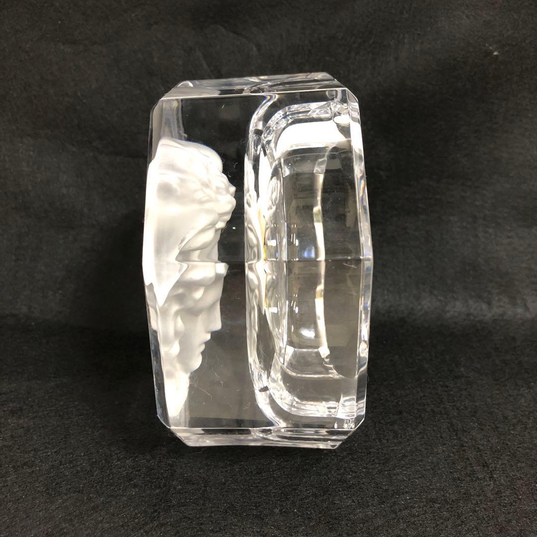 VERSACE ヴェルサーチ　メデューサ　ガラス灰皿　アッシュトレイ