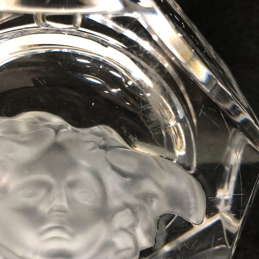 VERSACE ヴェルサーチ　メデューサ　ガラス灰皿　アッシュトレイ