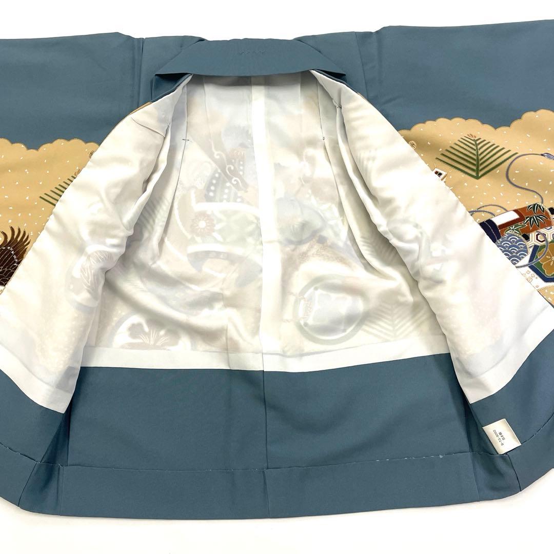 七五三 羽織セット 男の子 羽織 着物 長襦袢 半衿付き 5歳 No.132