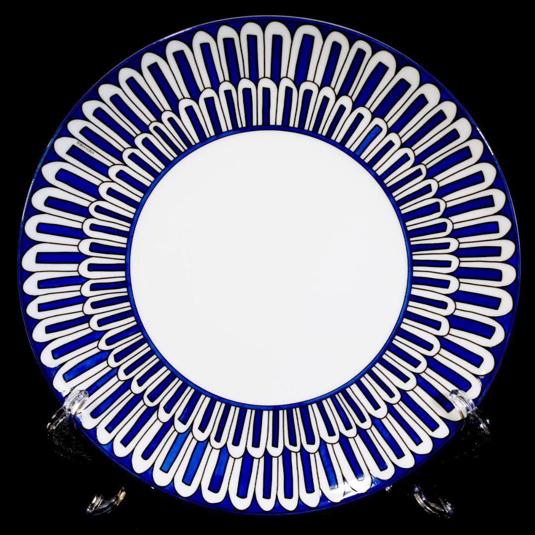 【レア極美品 ２枚】エルメス ブルーダイユール プレート 送料込み ②