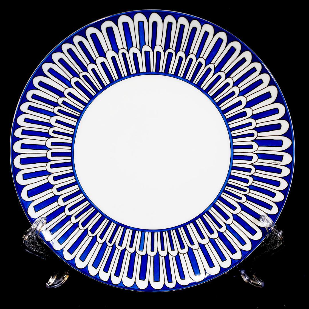 【レア極美品 ２枚】エルメス ブルーダイユール プレート 送料込み ②