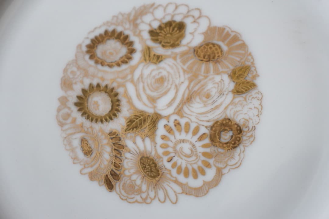 ドイツ　ライフェンバッハ　金彩　１９cm　デザートプレート　６枚