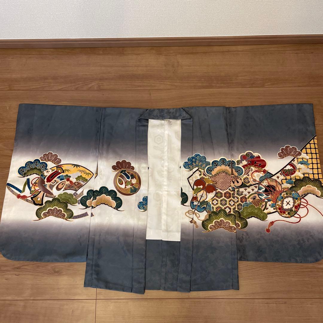 七五三 5歳　男の子　グレー系