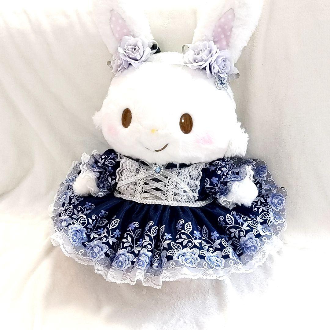 ①940.ウィッシュミーメルコスチューム♡メルメルドール♡紺色光沢刺繍