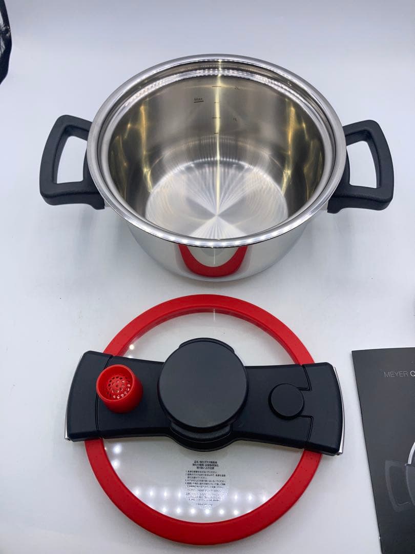 MEYER マイヤー 圧力鍋 クイッカークッキング 18cm 2.5L レッド