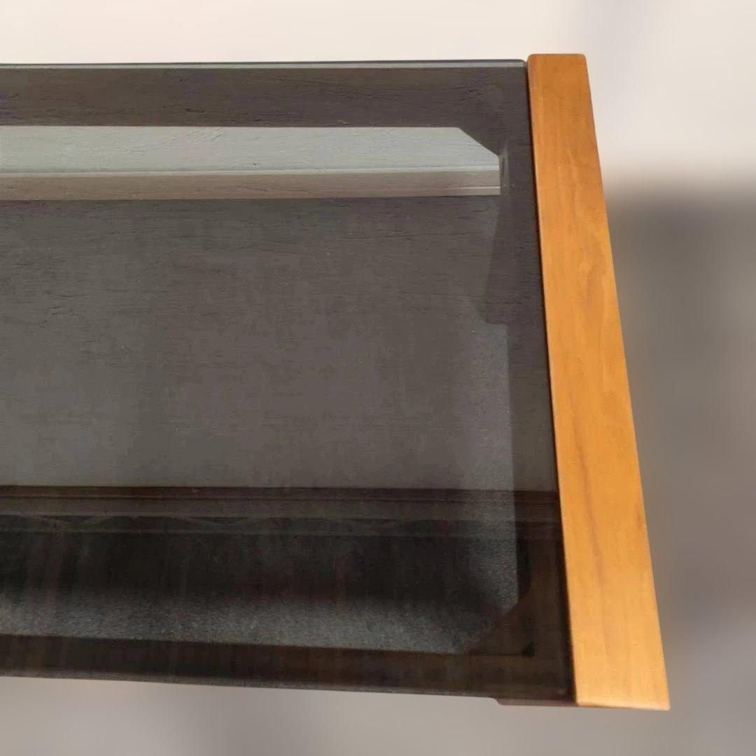 ガラス天板 ローテーブル センターテーブル CHERRY 桜屋工業