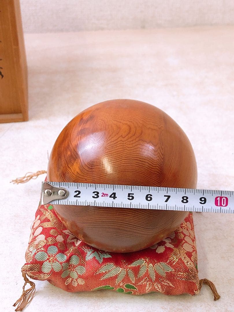 【希少】世界の銘木 屋久杉 長寿の珠 万年工芸謹製 コピオン 置物 インテリア