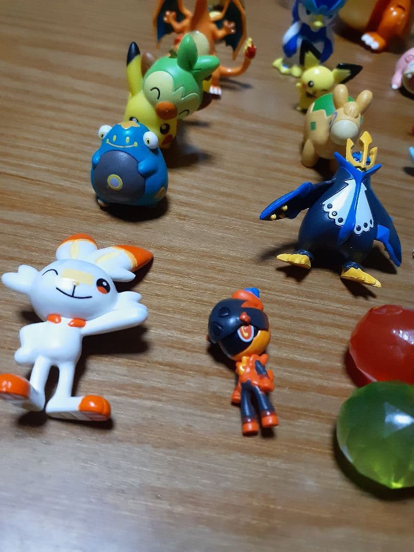 ポケモン ミニフィギュア&指人形等32個セット パーツ欠品あり
