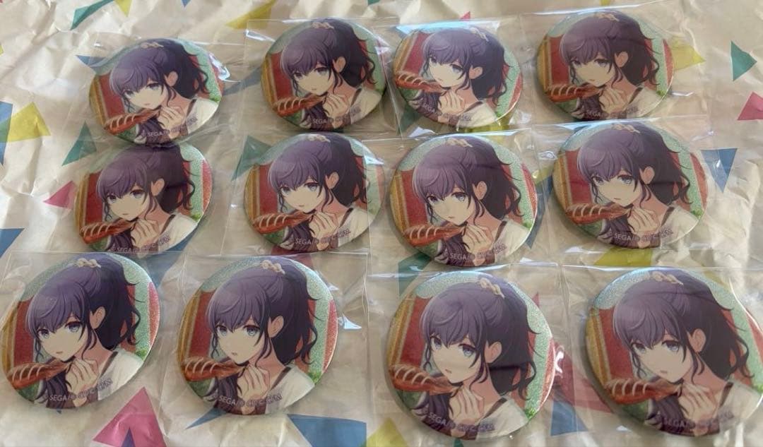 プロセカ グリッター缶バッジ vol.47C 朝比奈まふゆ 化けの花 12点