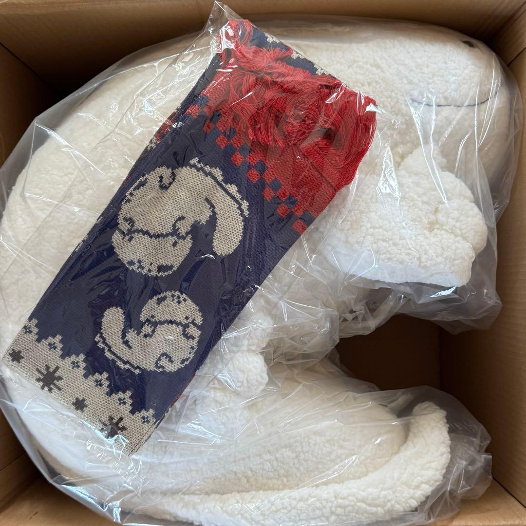 新品 京都水族館 マフラーつき オオサンショウウオぬいぐるみ雪ver