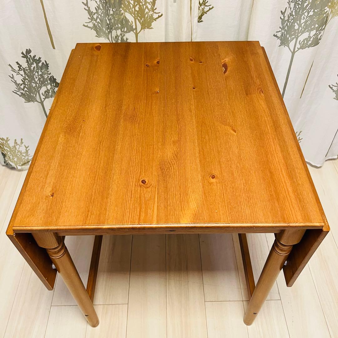 【廃盤品】IKEA テーブル　木製　折りたたみ　バタフライ INGATORP